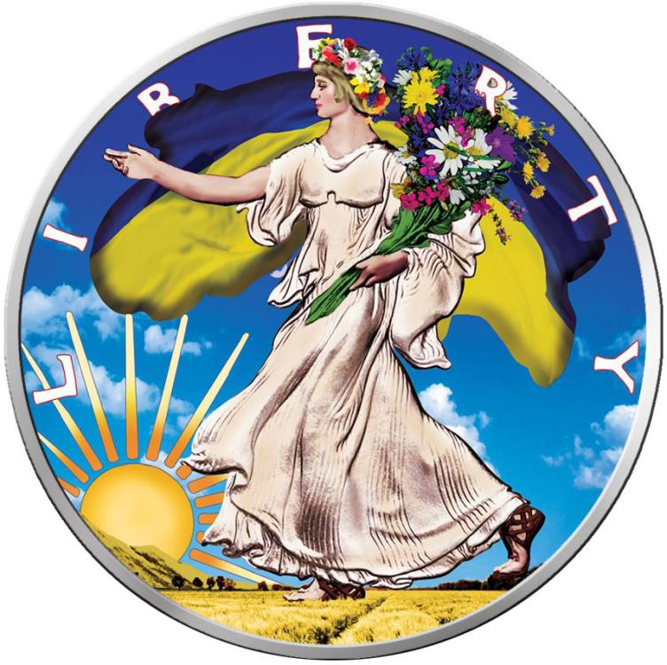 монета США з українською символікою